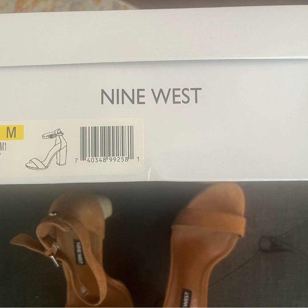 Nine West Tan Leather Heels